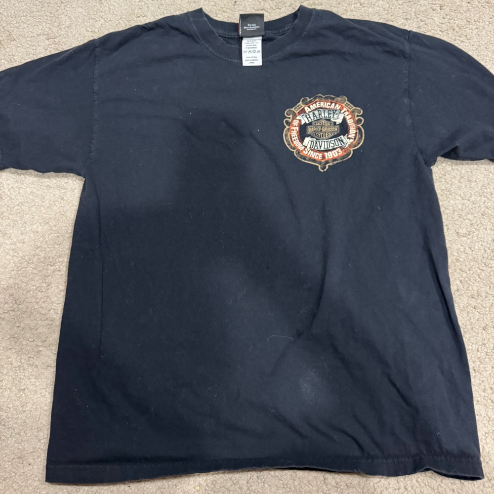 Harley-Davidson Black Tee with Iconic Logo